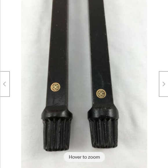 Vtg Dark Brown Colonial Candles of Cape Cod Regency Square 10" Candles Taper MCM - Picture 2 of 5